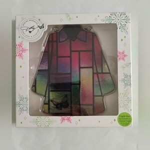 Dolly Parton Coat of Many Colors Christmas Stained Glass Wall Decor New Ornament